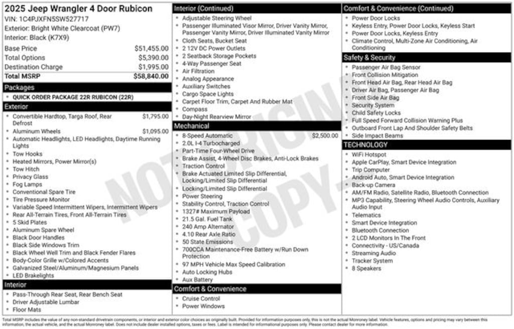 Used 2025 Jeep Wrangler Rubicon SUV