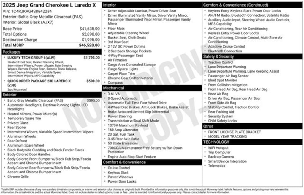 Used 2025 Jeep Grand Cherokee L Laredo SUV