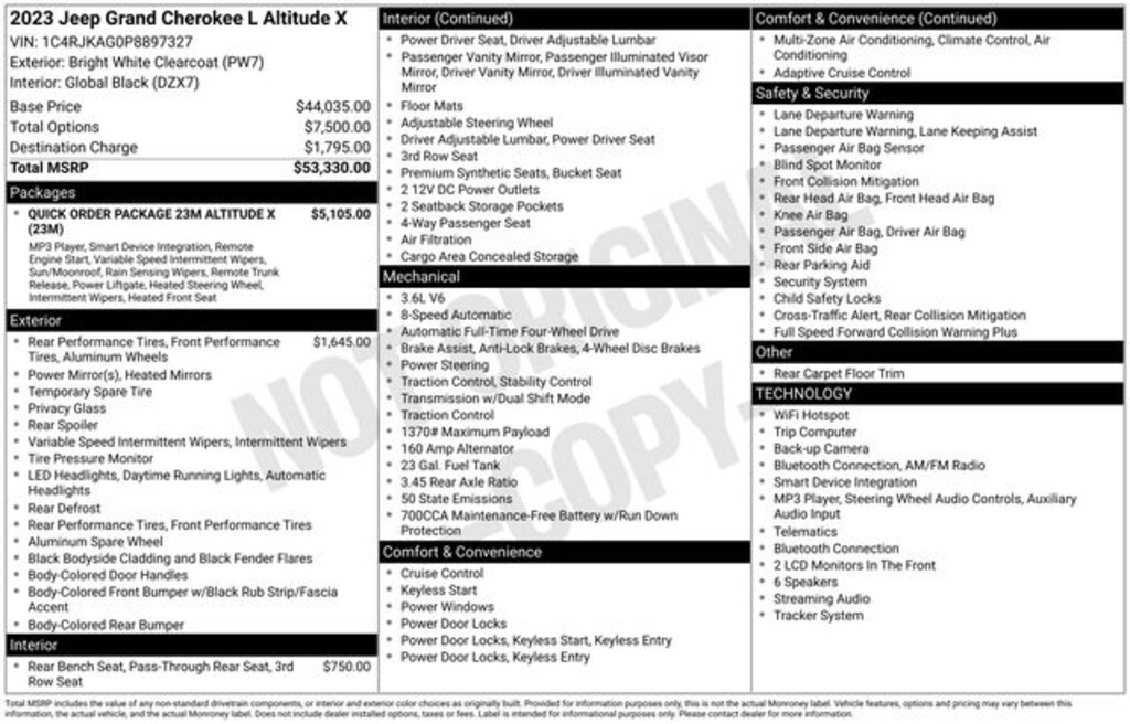 Used 2023 Jeep Grand Cherokee L Laredo SUV