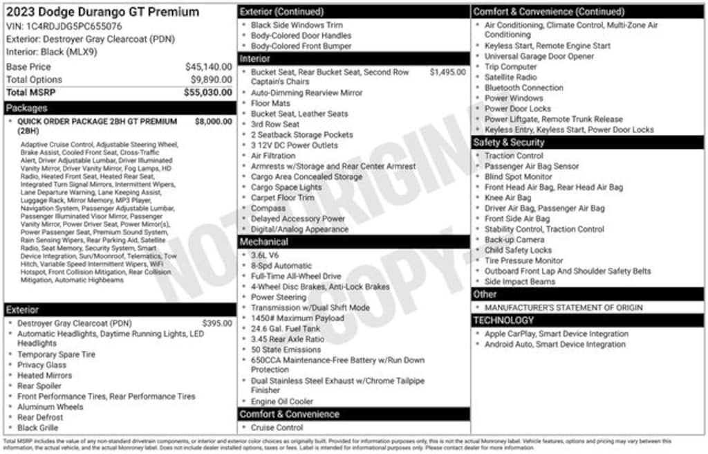 Used 2023 Dodge Durango GT SUV