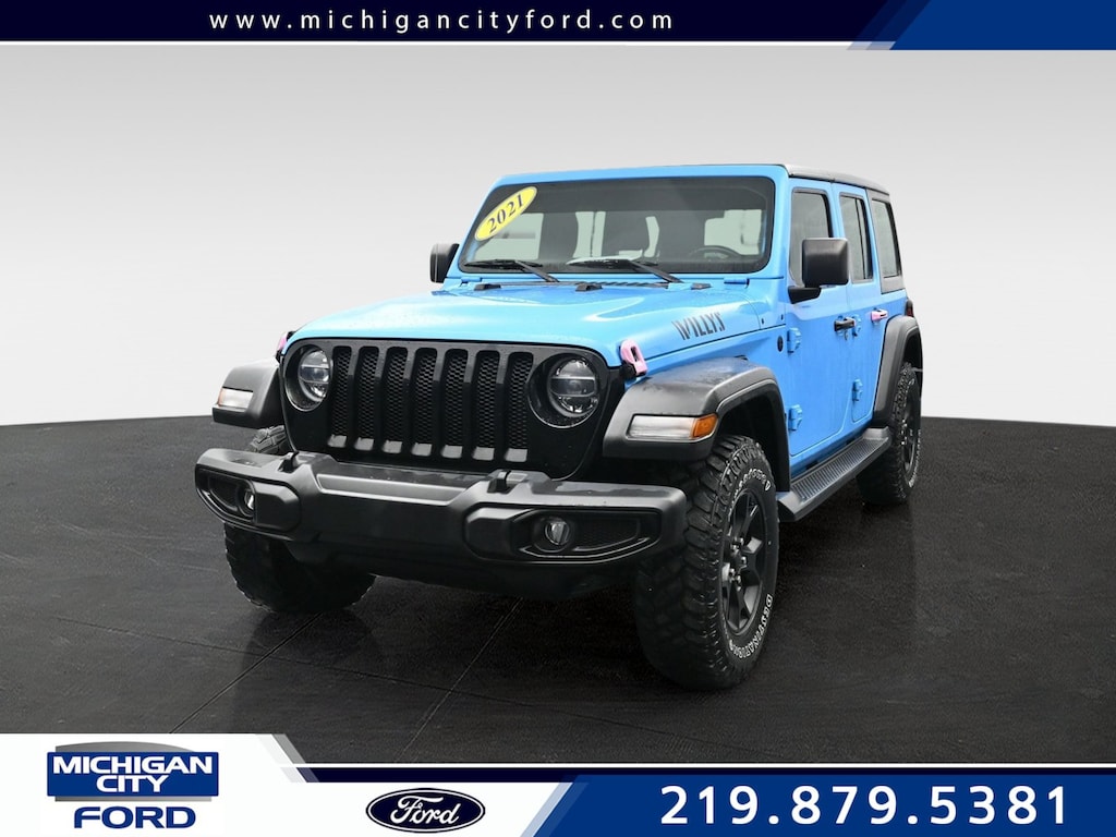 Used 2021 Jeep Wrangler Unlimited Willys Unlimited Willys 4x4