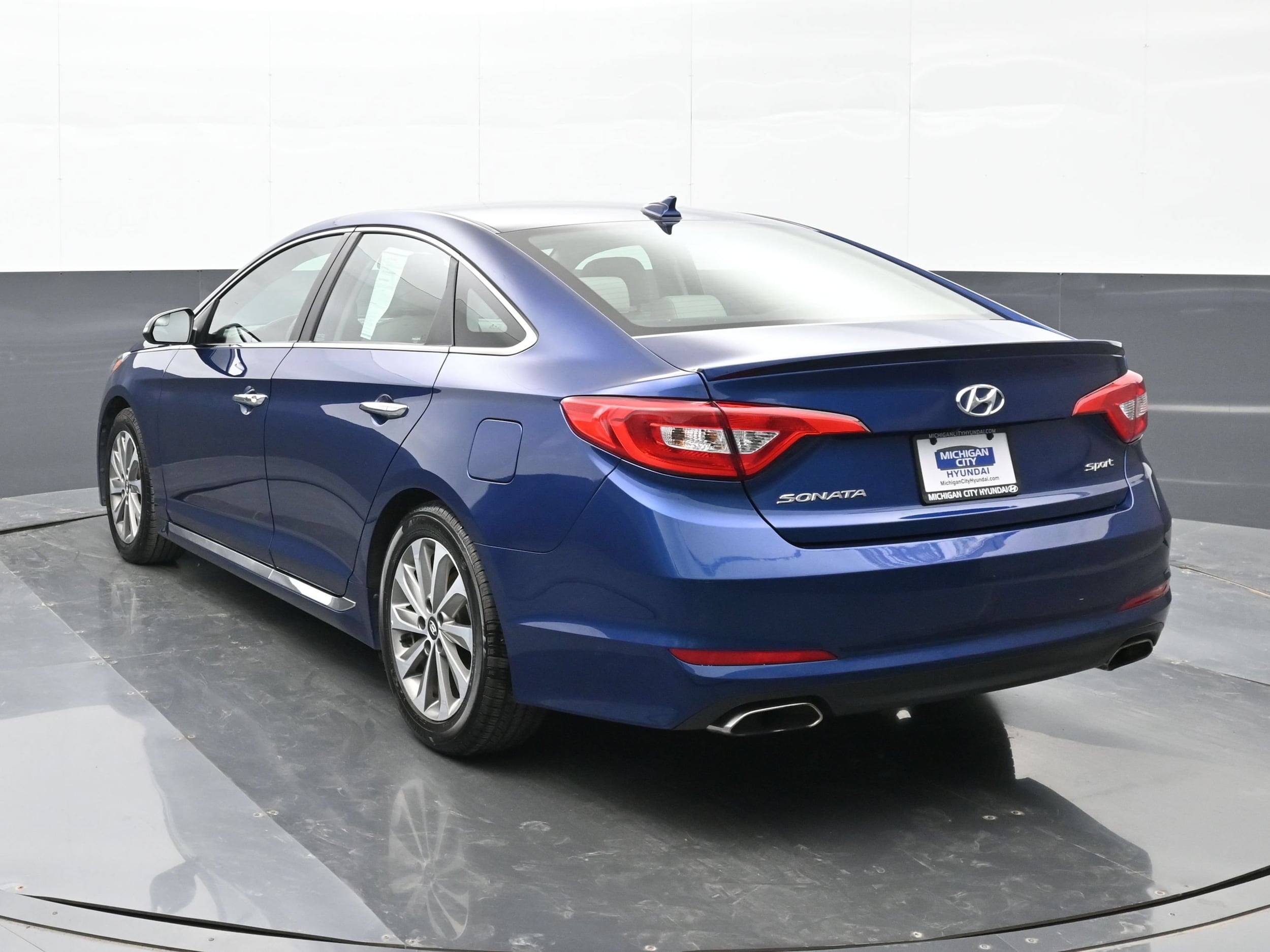 Certified 2017 Hyundai Sonata Sport with VIN 5NPE34AF7HH555288 for sale in Michigan City, IN
