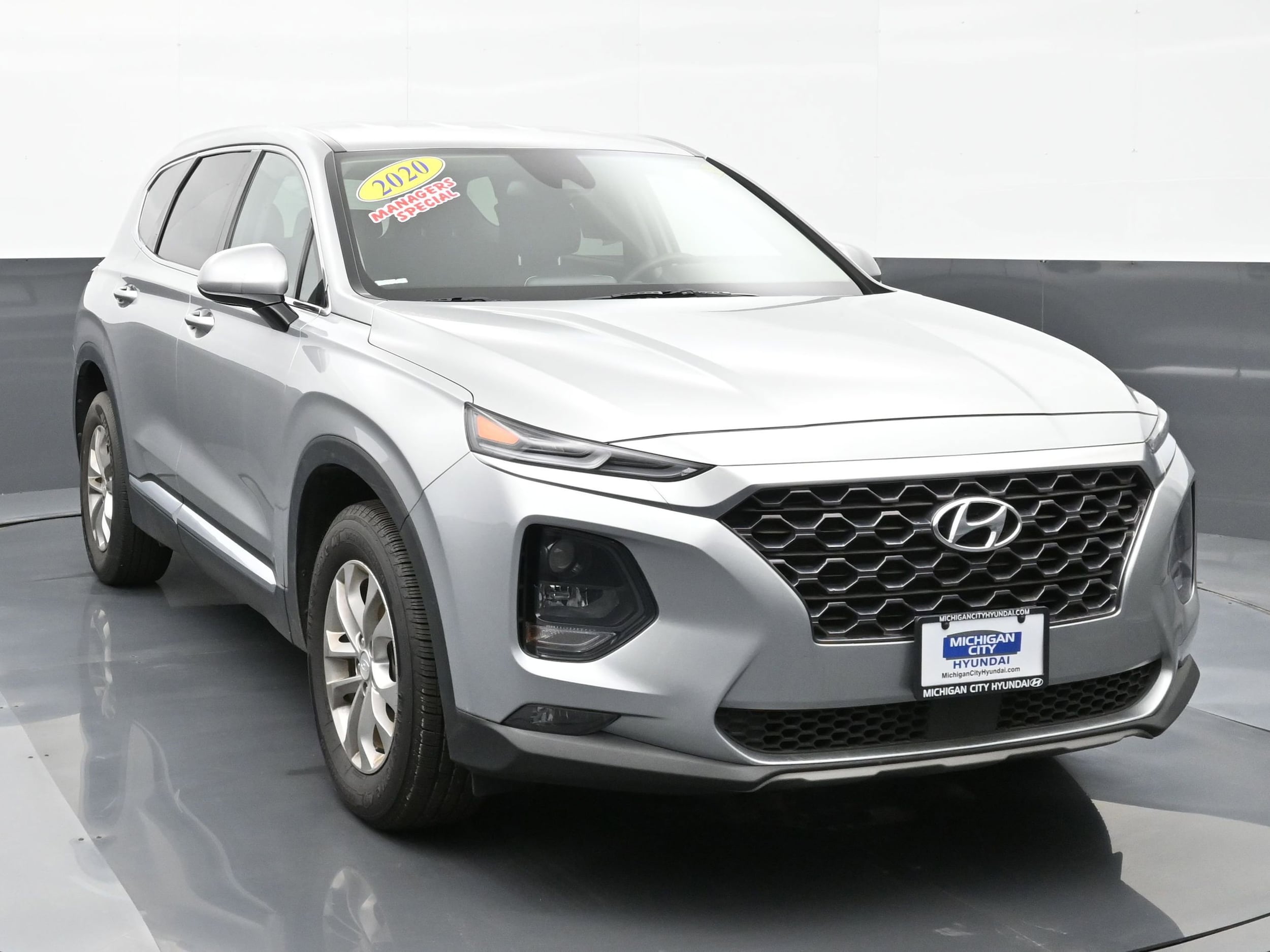 Used 2020 Hyundai Santa Fe SEL with VIN 5NMS3CAD1LH219136 for sale in Michigan City, IN