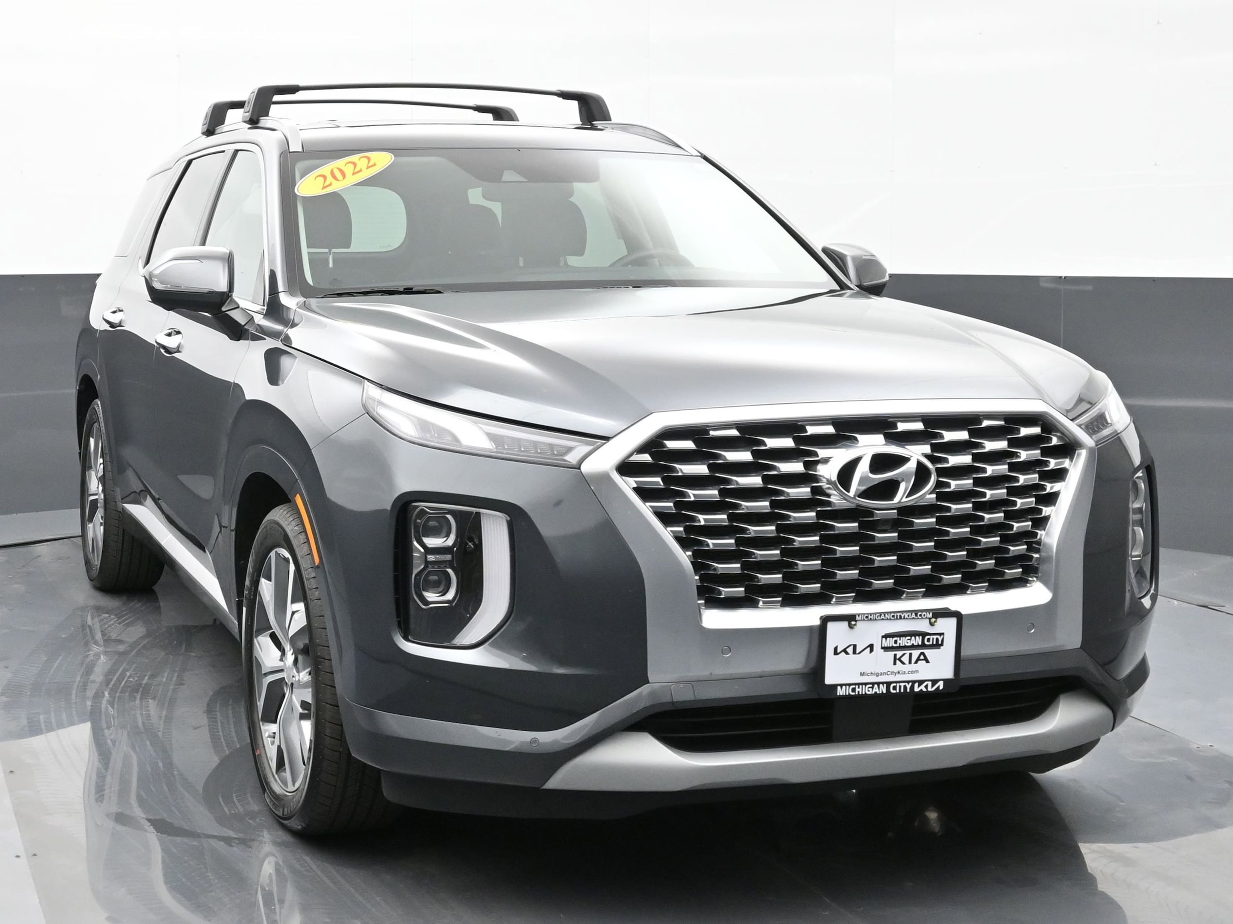 Used 2022 Hyundai Palisade Limited with VIN KM8R54HE5NU424575 for sale in Michigan City, IN