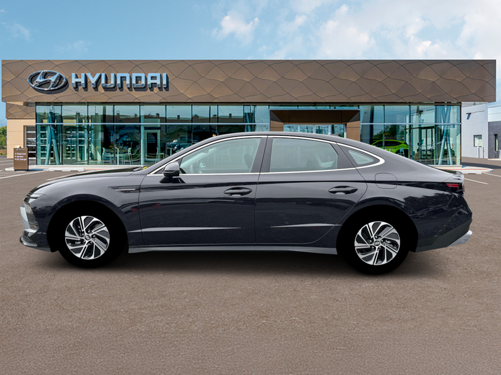 New 2026 Hyundai Sonata Hybrid Blue Sedan