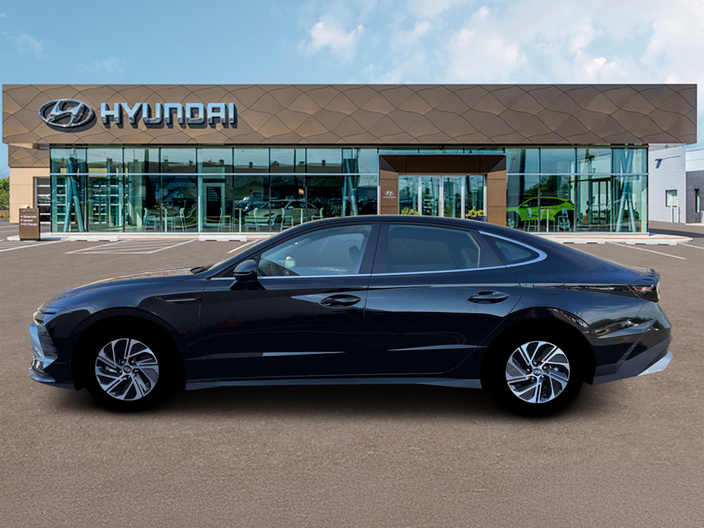 New 2026 Hyundai Sonata Hybrid Blue Sedan