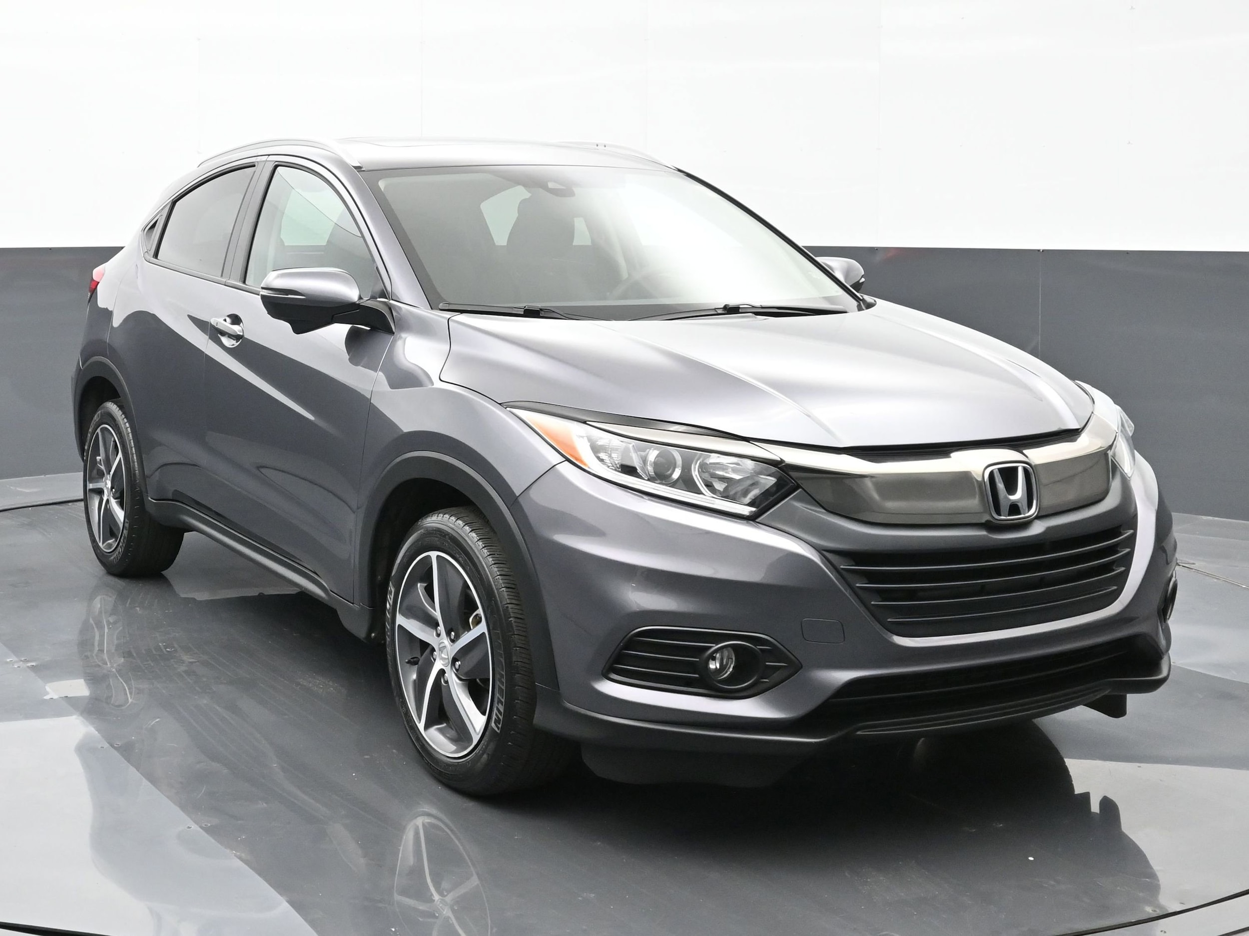 Used 2021 Honda HR-V EX with VIN 3CZRU6H50MM719082 for sale in Michigan City, IN