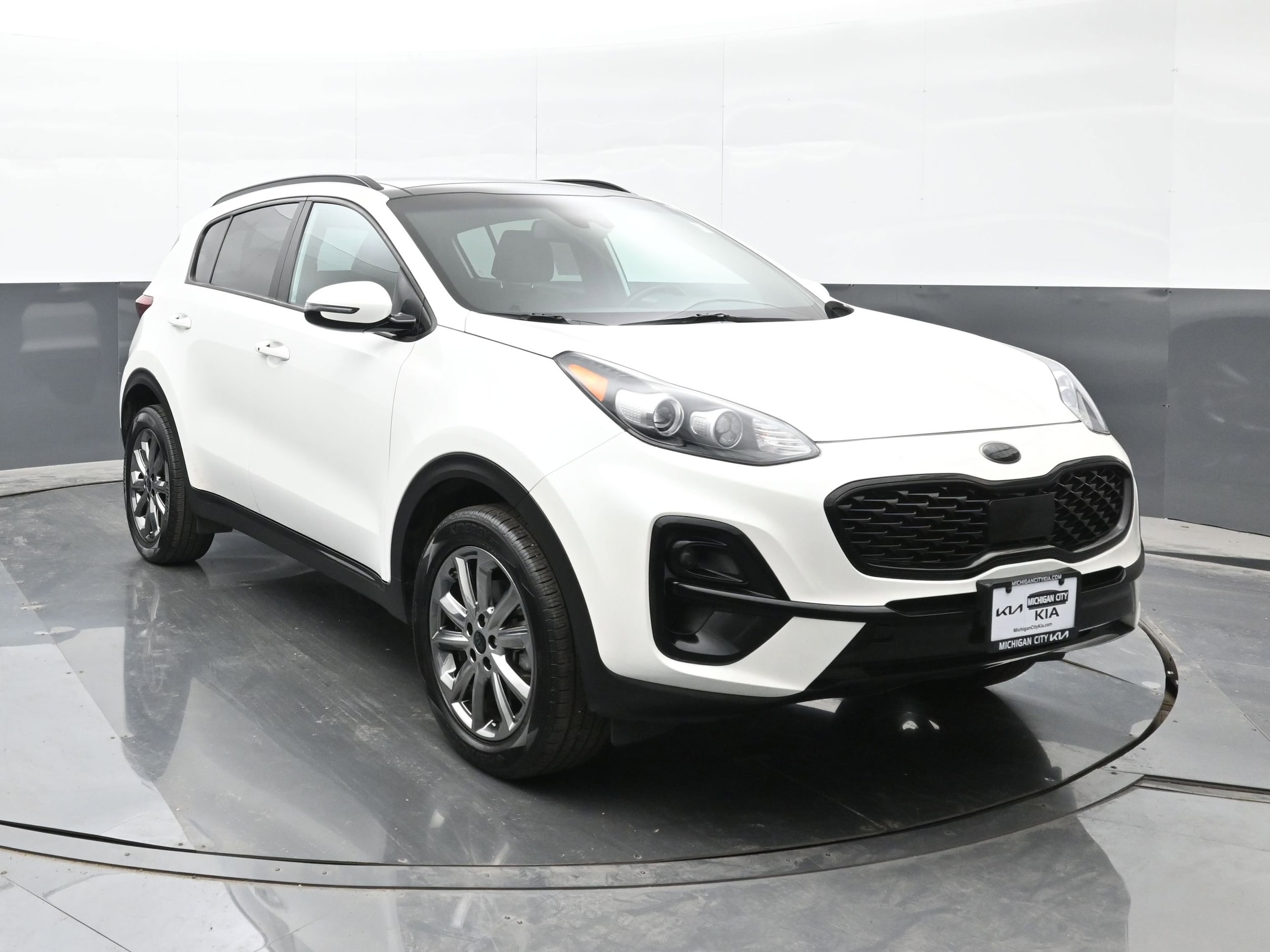 Certified 2022 Kia Sportage Nightfall with VIN KNDP6CACXN7022173 for sale in Michigan City, IN