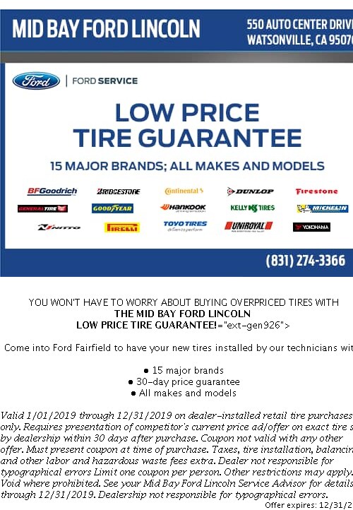 Mid Bay Ford >> Ford Service Specials Mid Bay Ford Lincoln Mid Bay Ford >> Ford Service Specials Mid Bay Ford Lincoln