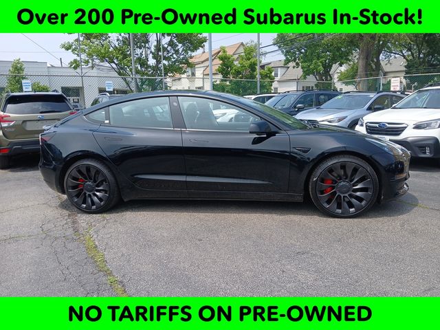 Used 2022 Tesla Model 3 Performance with VIN 5YJ3E1EC1NF269513 for sale in Chicago, IL