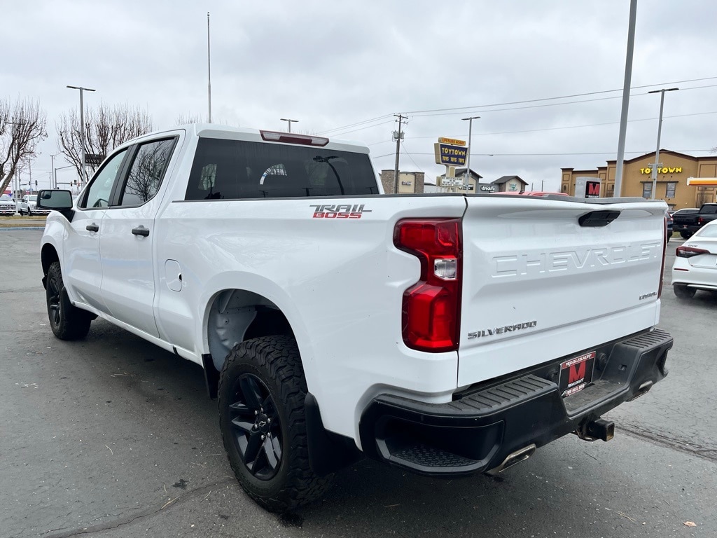 Used 2020 Chevrolet Silverado 1500 Custom Trail Boss Crew Cab Long Bed Truck