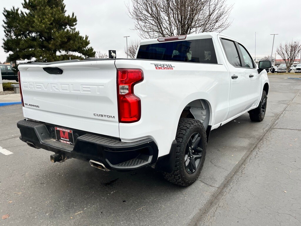 Used 2020 Chevrolet Silverado 1500 Custom Trail Boss Crew Cab Long Bed Truck