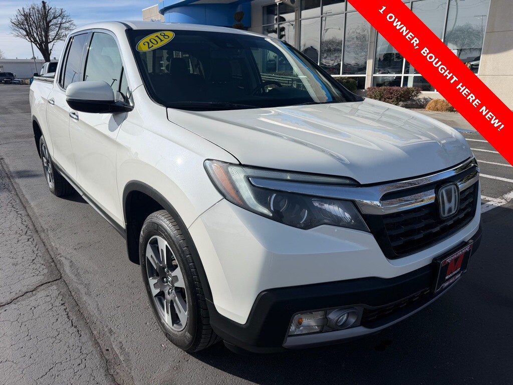 Used 2018 Honda Ridgeline RTL-E Crew Cab Short Bed Truck