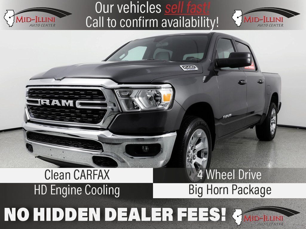 Certified 2022 Ram 1500 Big Horn/Lone Star Truck Crew Cab