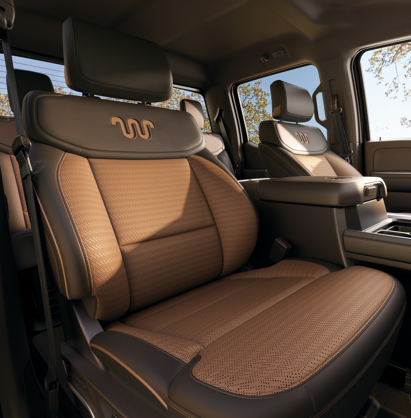New Ford F-250 premium interior seats