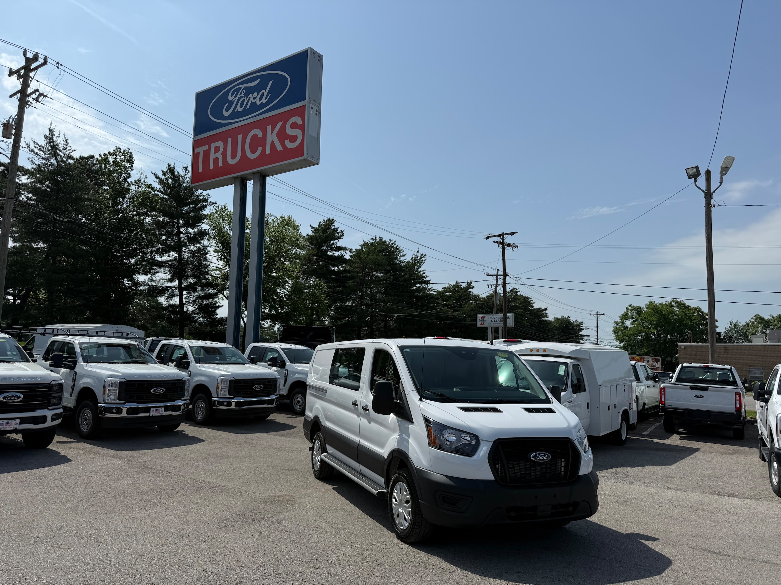 Certified 2024 Ford Transit Van Base with VIN 1FTBR1Y83RKA63335 for sale in Nashville, TN