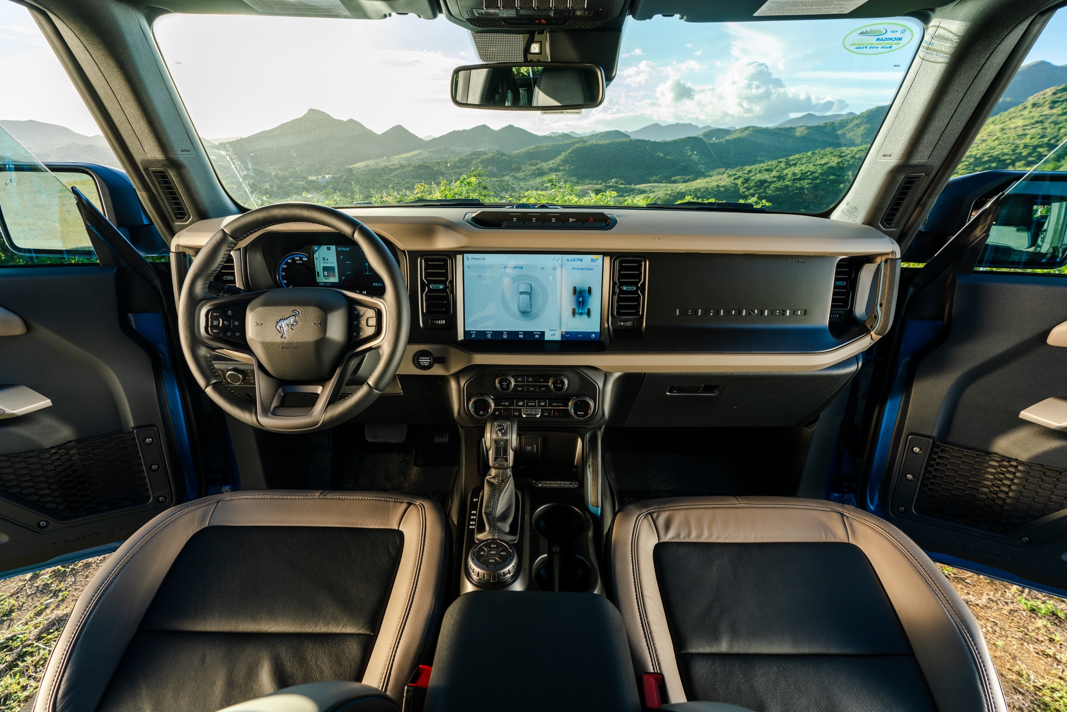 2025 Ford Bronco interior