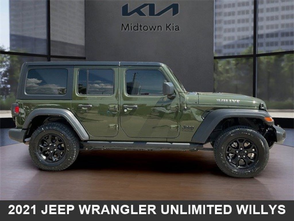Used 2021 Jeep Wrangler Unlimited Willys Sport Utility