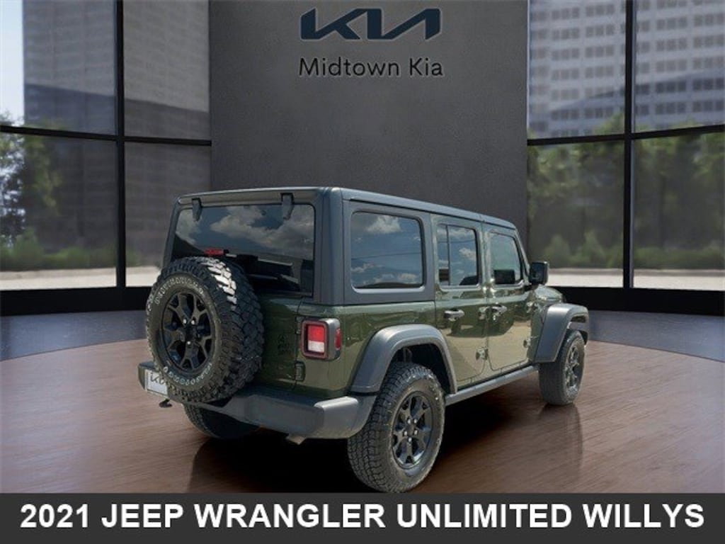 Used 2021 Jeep Wrangler Unlimited Willys Sport Utility