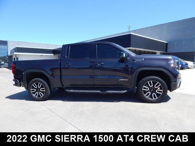 Used 2022 GMC Sierra 1500 AT4 with VIN 3GTPUEEL9NG559391 for sale in Tulsa, OK