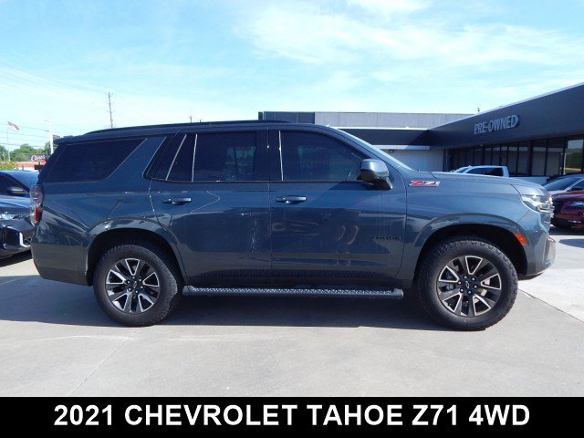 Used 2021 Chevrolet Tahoe Z71 with VIN 1GNSKPKDXMR483792 for sale in Tulsa, OK