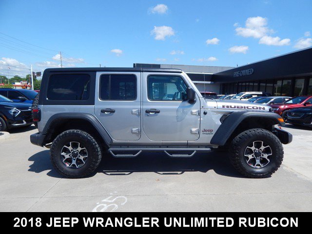 Used 2018 Jeep All-New Wrangler Unlimited Rubicon with VIN 1C4HJXFNXJW239176 for sale in Tulsa, OK