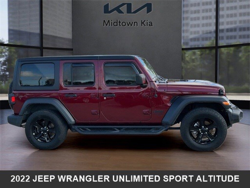 Used 2022 Jeep Wrangler Unlimited Sport Altitude Sport Utility