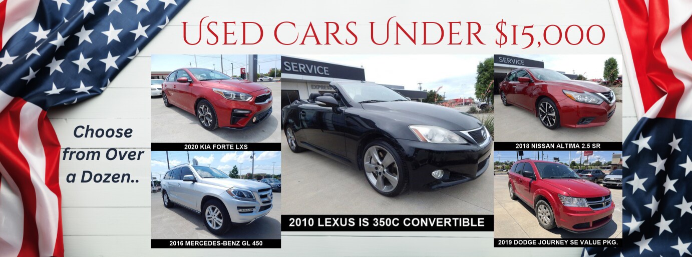 Quality Used Cars Under 15,000 (11) Tulsa, OK