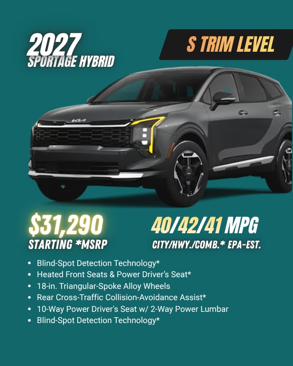 2027_Kia_Sportage_Hybrid_S_Trim_Levels.png