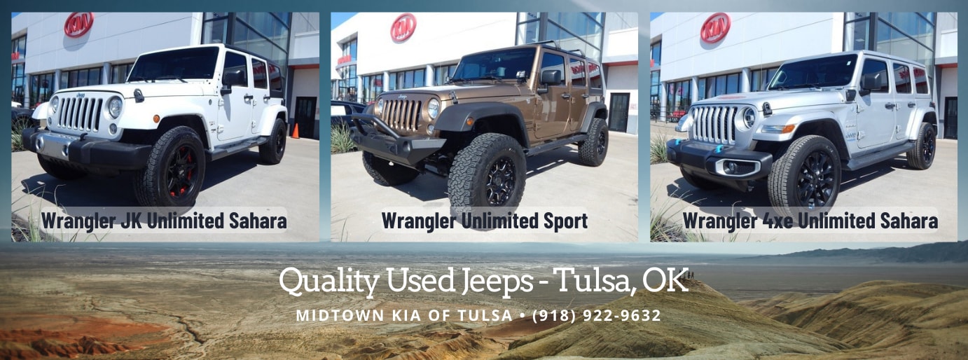 Used Jeeps for Sale (3) Tulsa, OK Midtown Kia