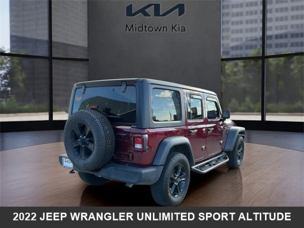 Used 2022 Jeep Wrangler Unlimited Sport Altitude Sport Utility