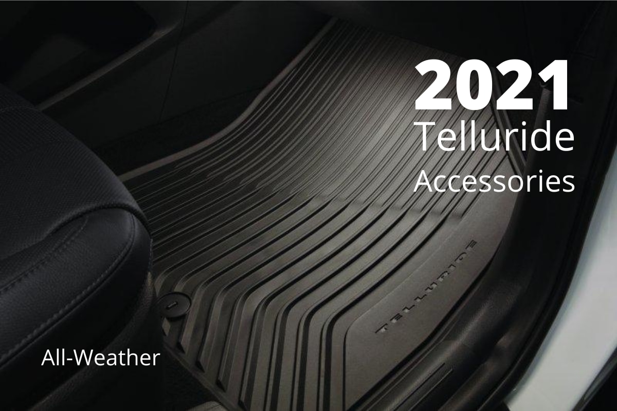 All weather floor 2024 mats kia telluride