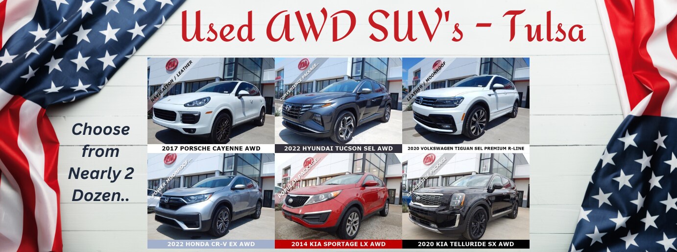 Used AWD SUV's for Sale (12) Tulsa, OK Midtown Kia