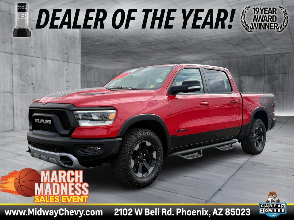 Used 2020 Ram 1500 Rebel Crew Cab 4x4 57 Box Truck Crew Cab