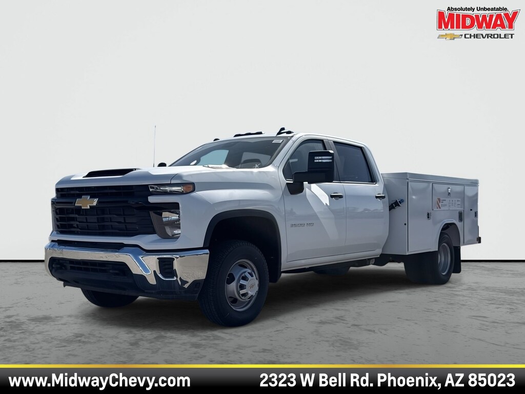 New 2024 Chevrolet Silverado 3500 HD Chassis Cab Work Truck Truck Crew Cab
