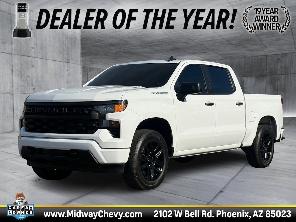 Used 2025 Chevrolet Silverado 1500 Custom Truck Crew Cab