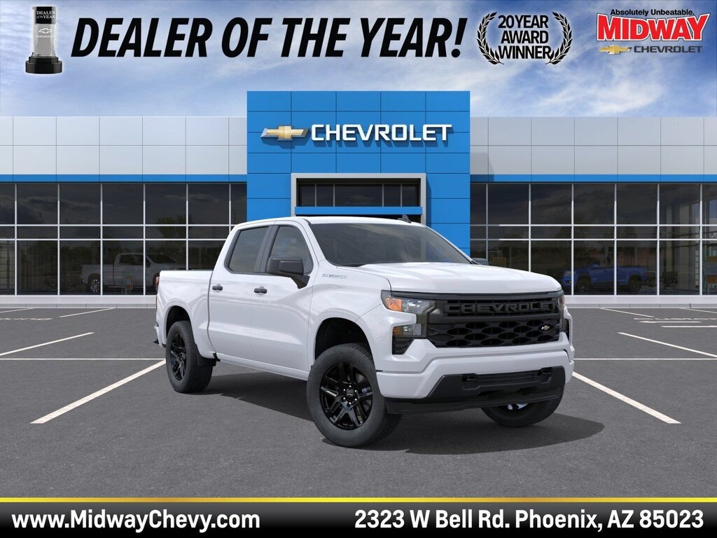 New 2026 Chevrolet Silverado 1500 Custom Truck Crew Cab