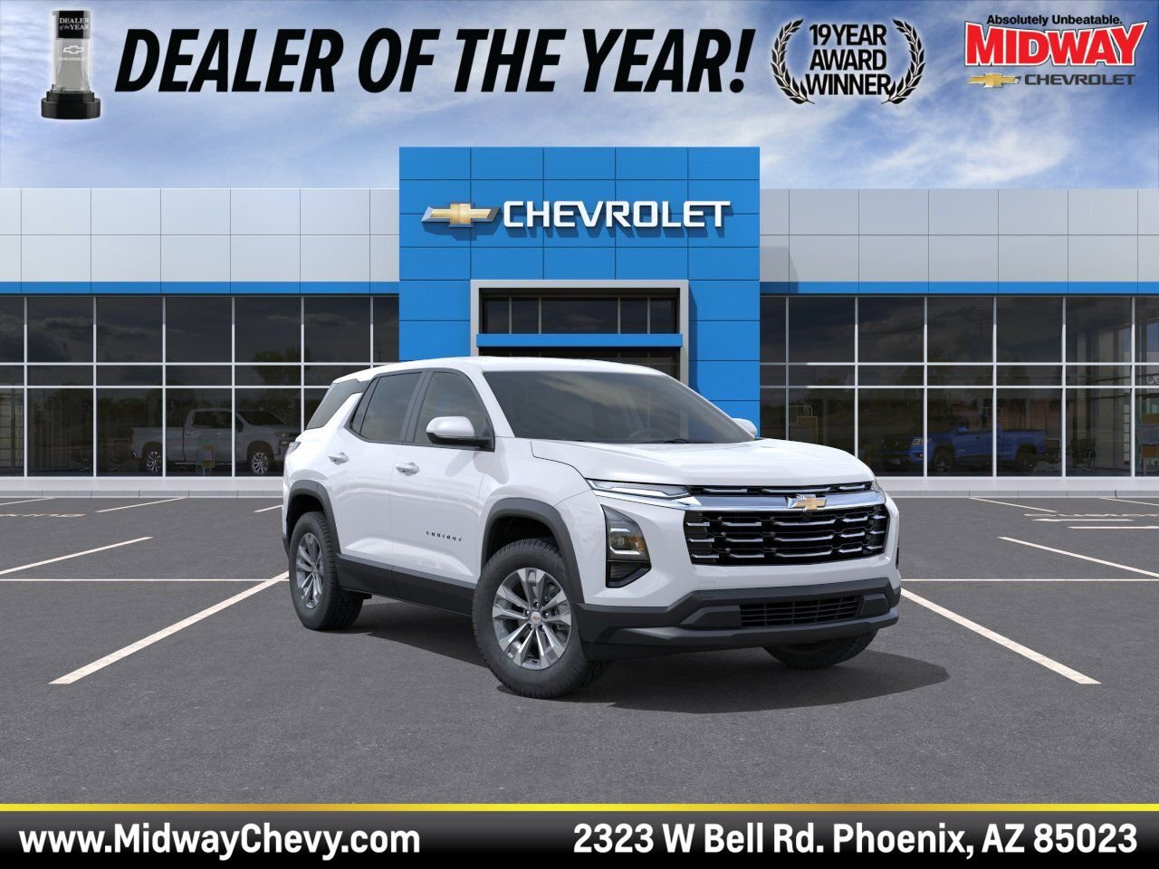 Summit White 2026 Chevrolet Equinox LT FWD SUV / Crossover Front-Wheel Drive Automatic