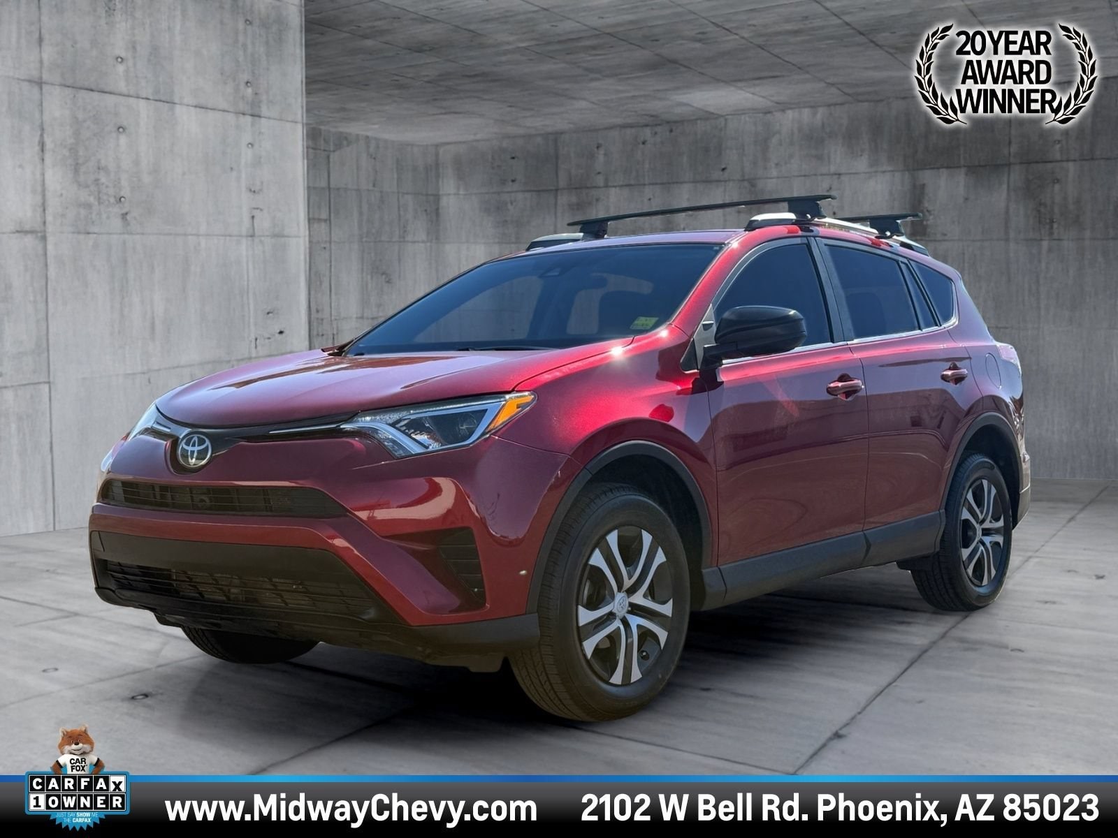 Red 2018 Toyota RAV4 SUV / Crossover All-Wheel Drive Automatic