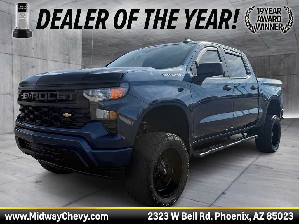 Used 2023 Chevrolet Silverado 1500 Custom Truck Crew Cab