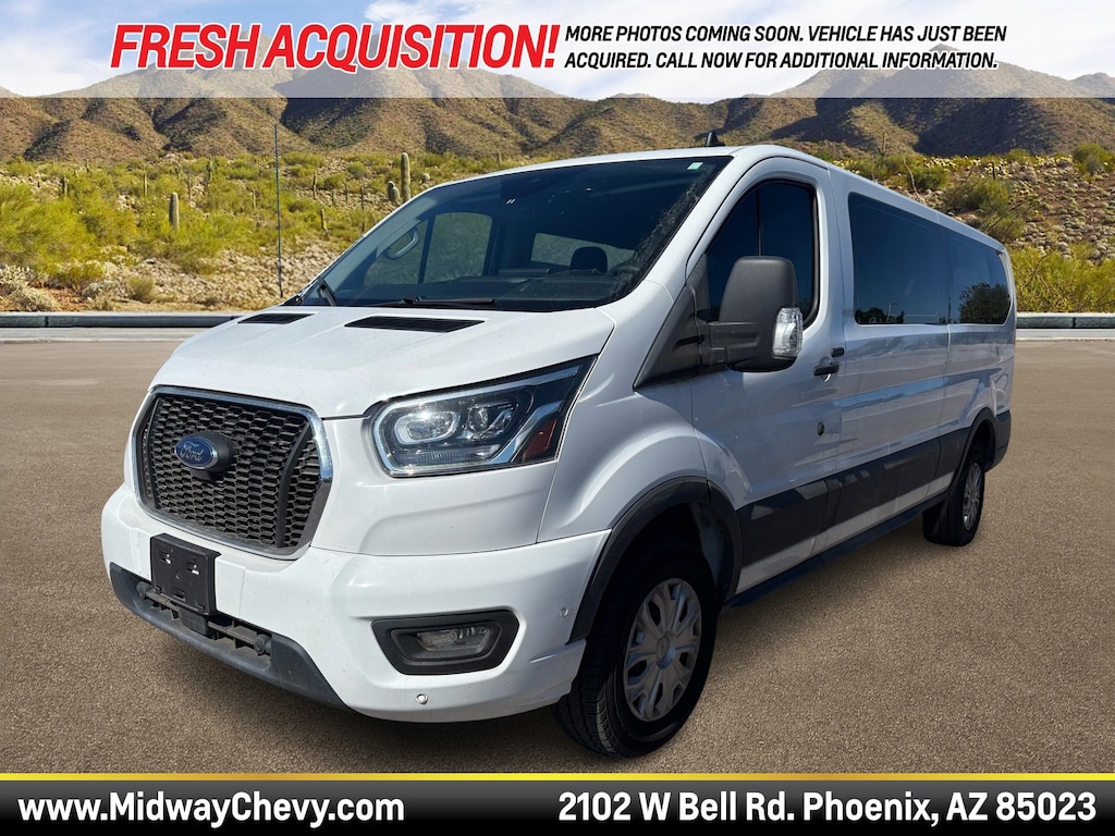 Used 2023 Ford Transit-350 Passenger Van XLT Wagon Low Roof Van