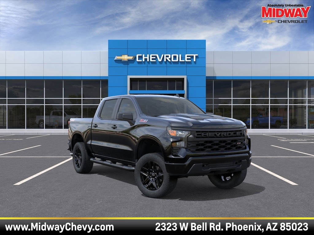 New 2026 Chevrolet Silverado 1500 Custom Trail Boss Truck Crew Cab