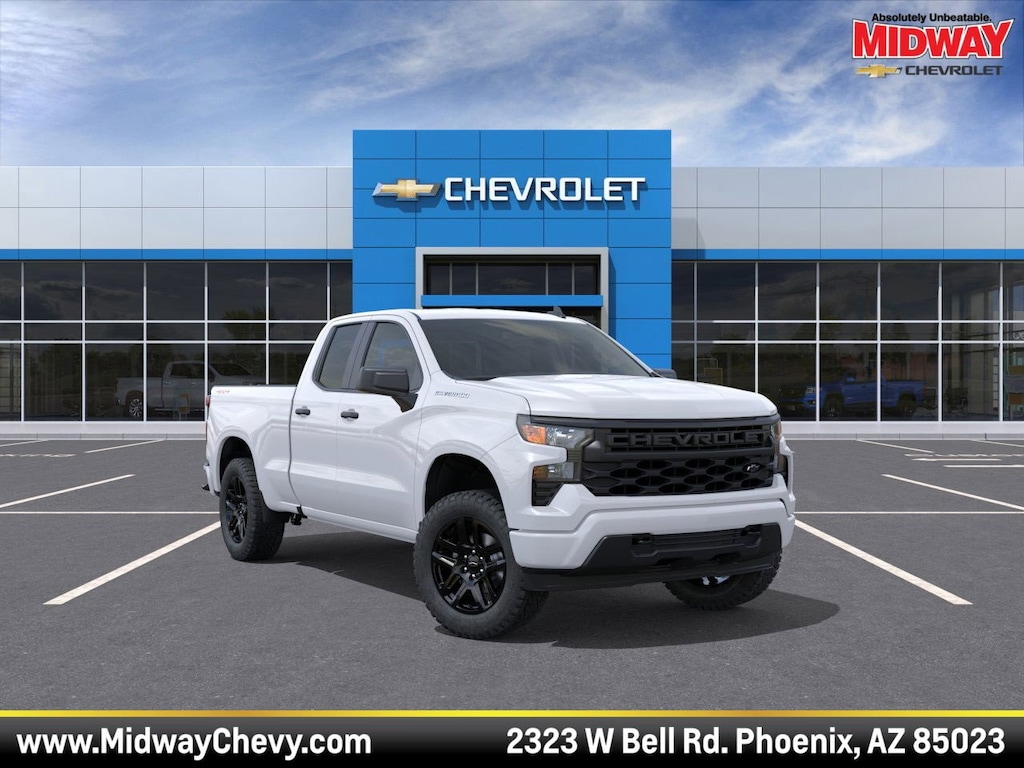 New 2026 Chevrolet Silverado 1500 Custom Truck Double Cab
