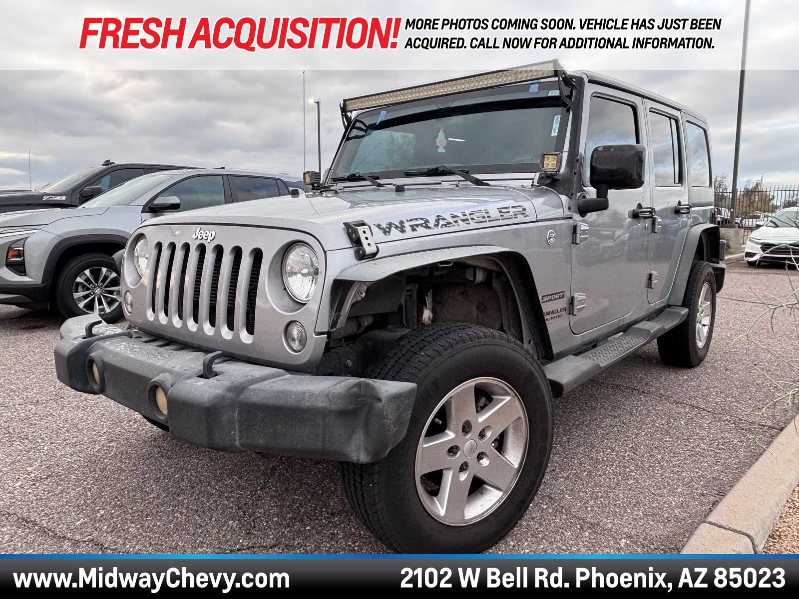 Used 2017 Jeep Wrangler Unlimited Sport 4x4 For Sale in Phoenix AZ
