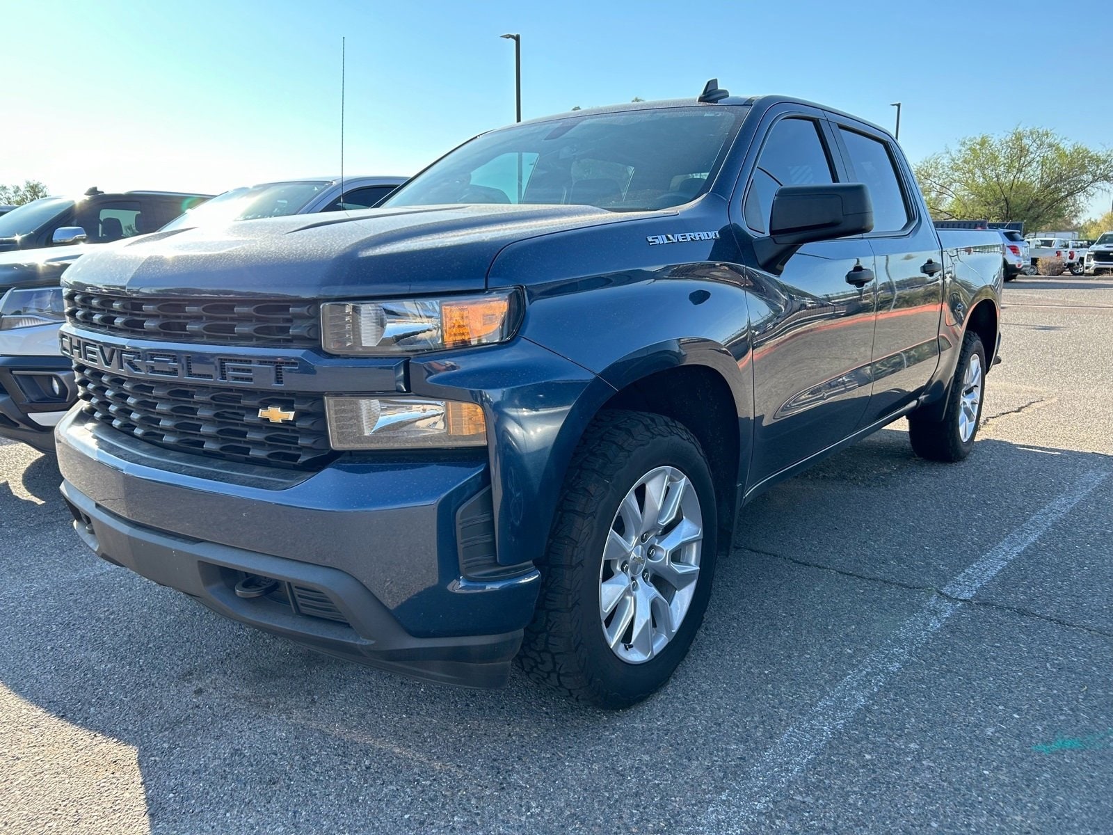 Used 2021 Chevrolet Silverado 1500 Custom with VIN 3GCPWBEK9MG342471 for sale in Phoenix, AZ