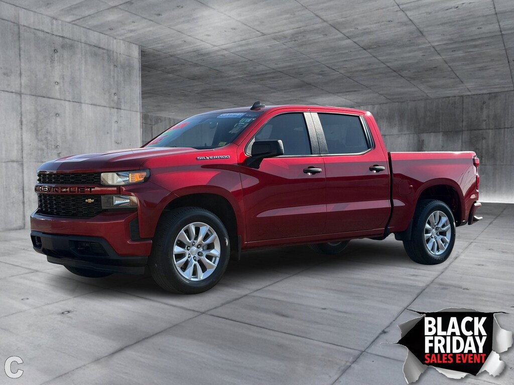 Certified 2021 Chevrolet Silverado 1500 Custom Truck Crew Cab