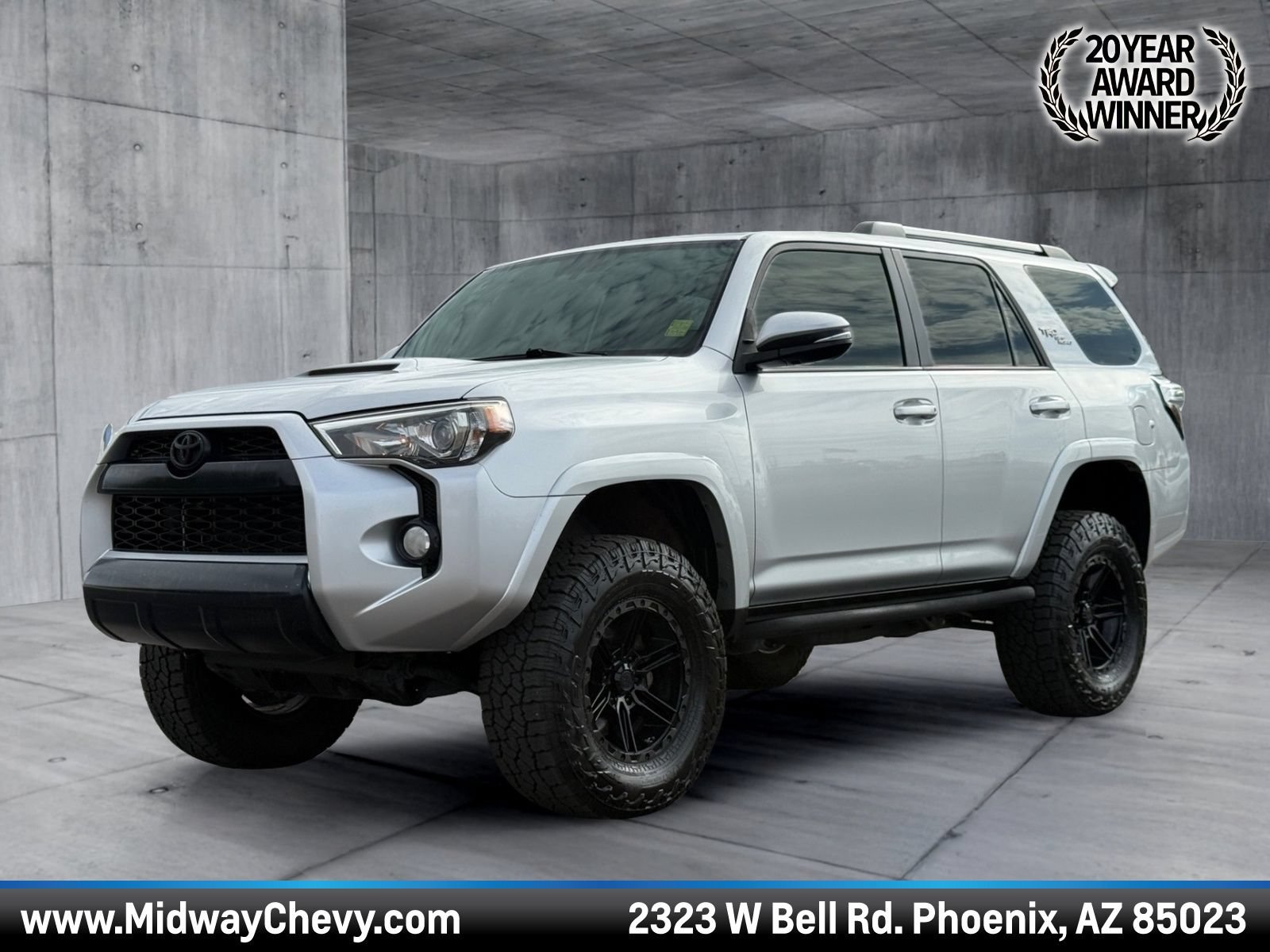 Silver 2017 Toyota 4Runner SUV / Crossover Four-Wheel Drive Automatic
