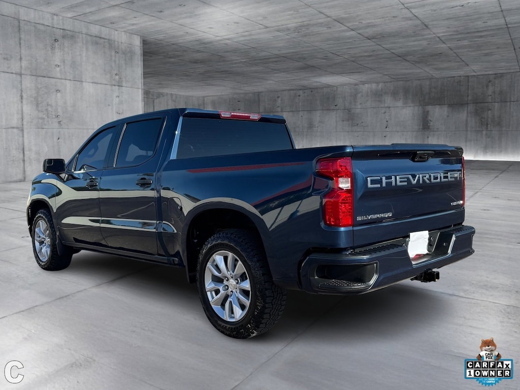 Certified 2022 Chevrolet Silverado 1500 Custom Truck Crew Cab