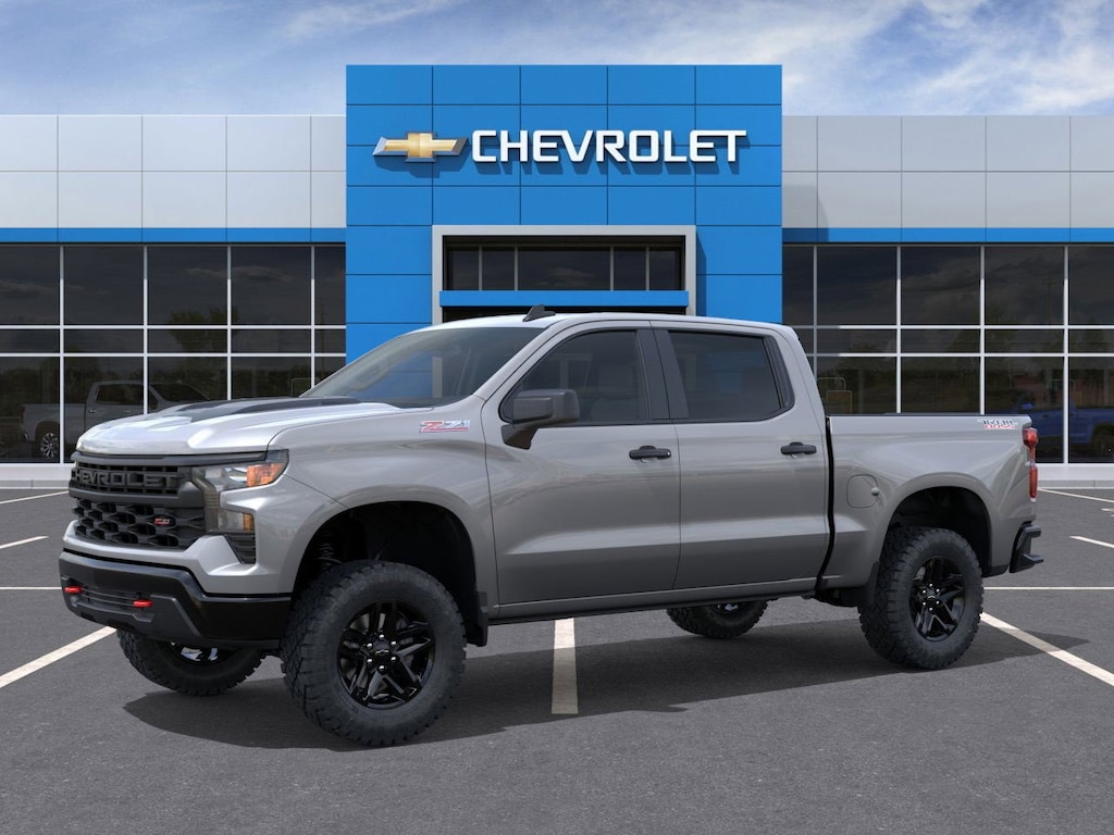 New 2026 Chevrolet Silverado 1500 Custom Trail Boss Truck Crew Cab