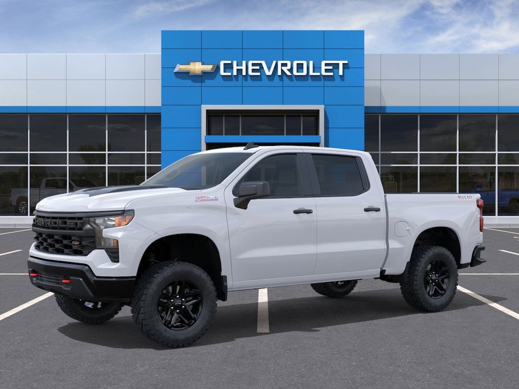 New 2026 Chevrolet Silverado 1500 Custom Trail Boss Truck Crew Cab